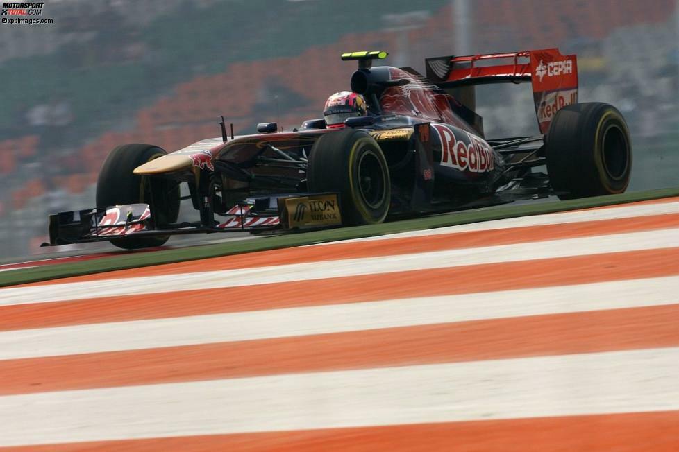 Beim ersten Großen Preis von Indien 2011 hat Jaime Alguersuari seine bisher letzten Formel-1-Punkte eingefahren. In seinen 46 Grands Prix für Toro Rosso ab dem Großen Preis von Ungarn 2009 hat der Spanier insgesamt 31 Zähler zusammengetragen. Die letzten vier Punkte gab es für ihn auf dem Buddh International Circuit.
