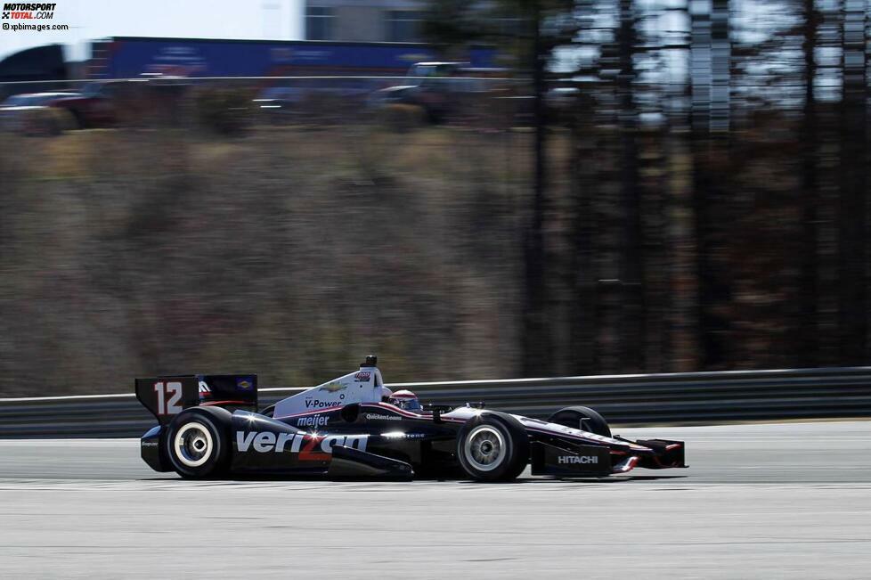 Will Power fährt 2013 in seinem klassischen Penske-Outfit mit Verizon als Hauptsponsor an der Startnummer 12. 