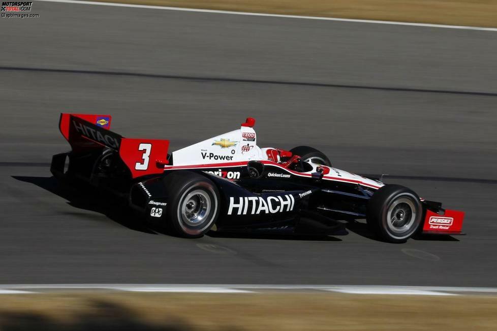 Gleiches gilt auch für Helio Castroneves (Penske-Chevrolet), nur dass die Startnummer 3 jetzt einige Rennen mit dem Hauptsponsor Hitachi fährt, der 2012 auch an der Startnummer 2 auftauchte.