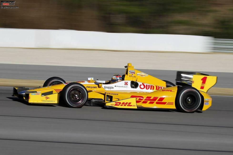 Ryan Hunter-Reay (Andretti-Chevrolet): Der IndyCar-Champion nutzt in dieser Saison die Startnummer 1 statt wie bisher die 28. Ansonsten hat sich gegenüber 2012 an der gelben Lackierung nur wenig geändert.