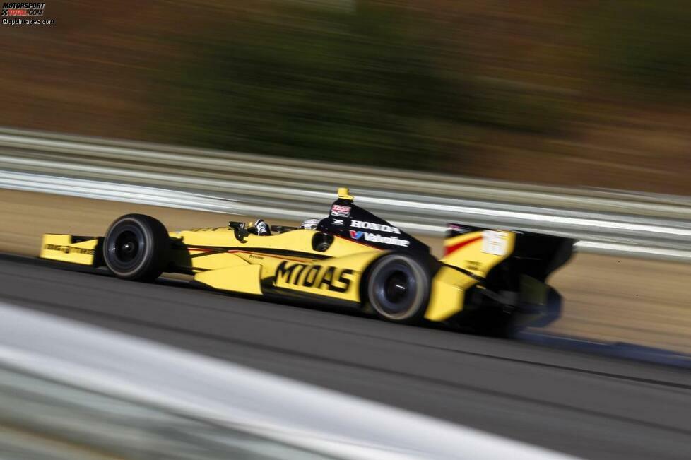 Graham Rahal benutzt bei seiner Heimkehr in die Rahal-Familie die Startnummer 15. Sein Rahal-Honda und der DRR-Chevy von Oriol Servia (Startnummer 22) dürften den IndyCar-Kommentatoren viel Arbeit machen, die Lackierungen ähneln sich ziemlich.