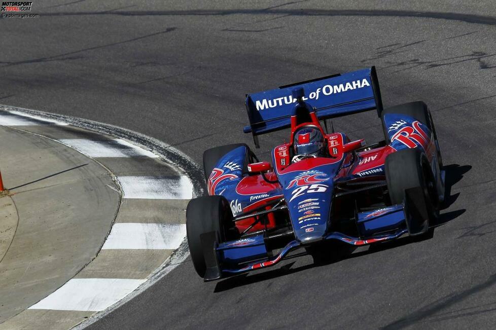 Marco Andretti hat eine neue Startnummer: Der jetzt 26-Jährige fährt seit 2013 die 25. Die Lackierung (in diesem Fall RC-Cola) ist auch leicht verändert und konzentriert sich jetzt ganz auf die Farben blau und rot.