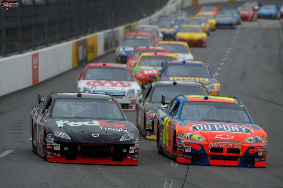 ... Platz zwei im Frühjahrsrennen in Martinsville (Foto) hinter Denny Hamlin (Gibbs-Toyota) und im Herbstrennen in Fort Worth hinter Carl Edwards (Roush-Ford).