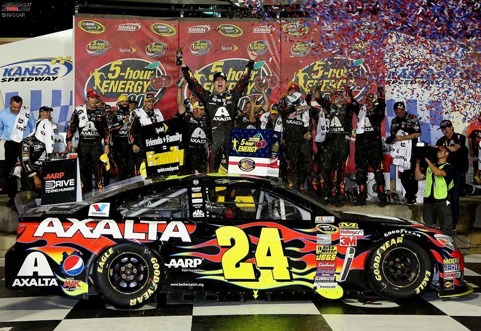 In der Saison 2014 präsentiert sich Jeff Gordon so stark wie seit Jahren nicht. Dem ersten Saisonsieg im Mai auf dem Kansas Speedway lässt er ...