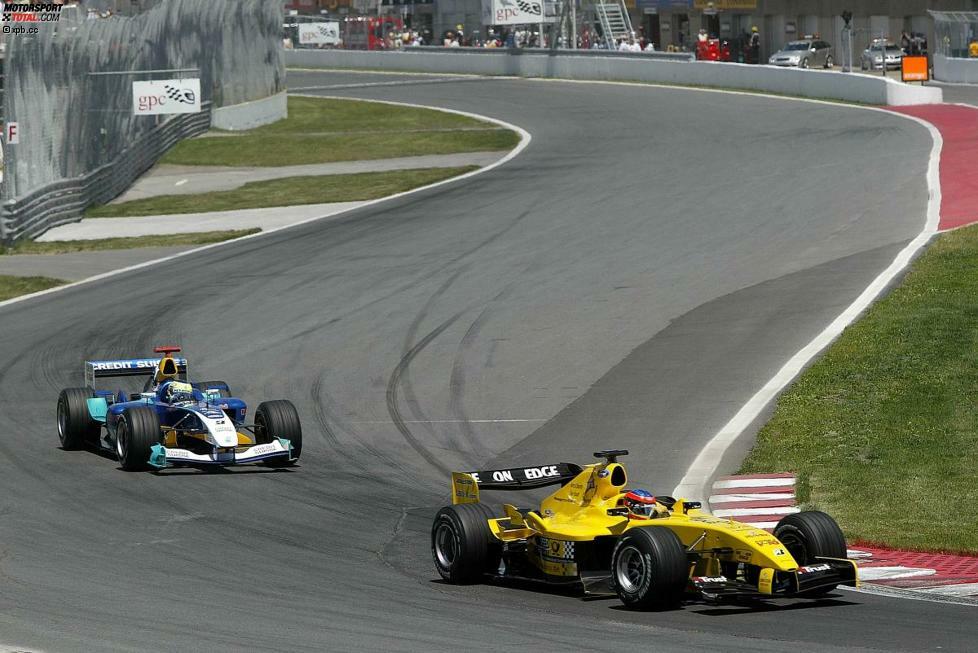 Pantanos Sponsoren überwiesen nicht das versprochene Geld auf die Jordan-Konten und Glock kam auf dem Circuit Gilles Villeneuve in Montreal zu seinem ersten Grand-Prix-Einsatz. Sein beinahe sensationeller siebter Rang wurde damals mit zwei WM-Zählern belohnt. Doch schon eine Woche später in Indianapolis saß wieder Pantano im Auto.
