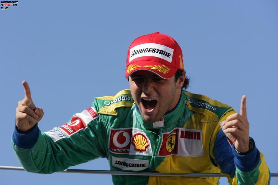 Er setzte aber mit seinem ersten Grand-Prix-Sieg in der Türkei 2006 ein Ausrufezeichen. Für Massa war es ein perfektes Wochenende, hatte er sich  auch die Pole-Position im Istanbul Park ergattert. Beim Heimrennen in Brasilien siegte er ein weiteres Mal.