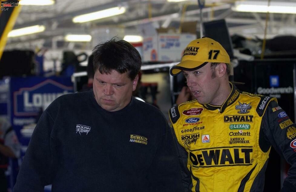 Kenseth und sein Entdecker und Crewchief Robbie Reiser überlegen sich für 2003 eine neue Strategie: Sie wollen konstanter auftreten und haben sofort Erfolg.