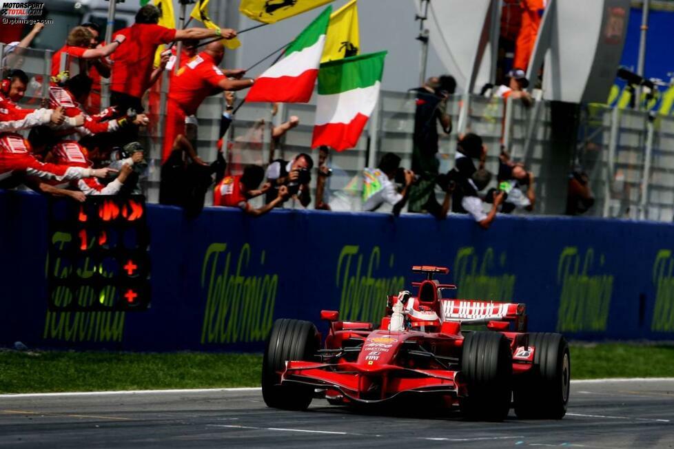 Im folgenden Grand Prix von Spanien kann der Finne seine Tabellenführung sogar noch ausbauen. Räikkönen mit Siebenmeilenstiefeln auf dem Weg zum zweiten Titelgewinn in Folge? Weit gefehlt...