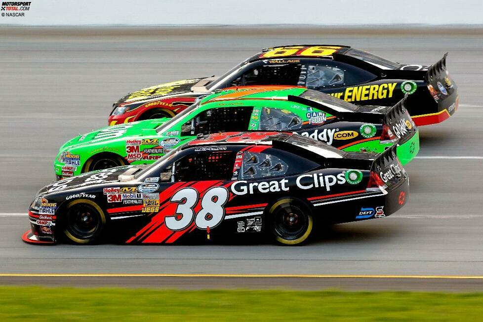 Three Wide mit Danica Patrick und Steve Wallace