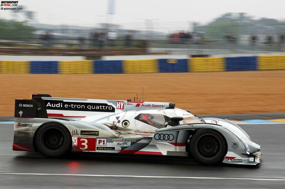 Startnummer 3

Team: Audi Sport Team Joest
Fahrzeug: Audi R18 e-tron quattro
Fahrer: Marc Gene / Lucas di Grassi / Oliver Jarvis
Klasse: LMP1