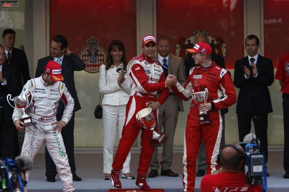 Immerhin feiert Maldonado 2009 auch zwei Siege in der GP2. Einen davon - wie könnte es anders sein - in Monaco. Vor Hülkenberg.