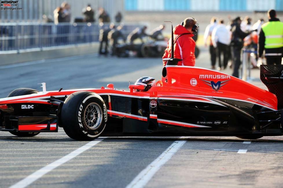 Als letztes Team der Formel 1 setzt Marussia 2013 auf einen Cosworth-Motor und erstmals auf KERS, welches von Williams geliefert wird. Davon verspicht sich Teamchef John Booth eine Menge: 