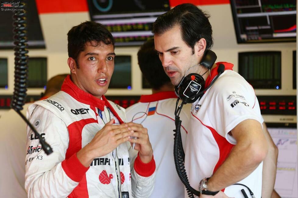 Dauerthema ist in der Saison 2013 (und darüber hinaus) die angespannte Finanzlage von Marussia. Um die Teamkasse aufzubessern, setzt der Rennstall bei acht Grands Prix den venezolanischen Paydriver Rodolfo Gonzalez als Freitagstester ins Auto. Seine Formel-1-Tauglichkeit kann der 27-Jährige dabei aber nicht unter Beweis stellen.