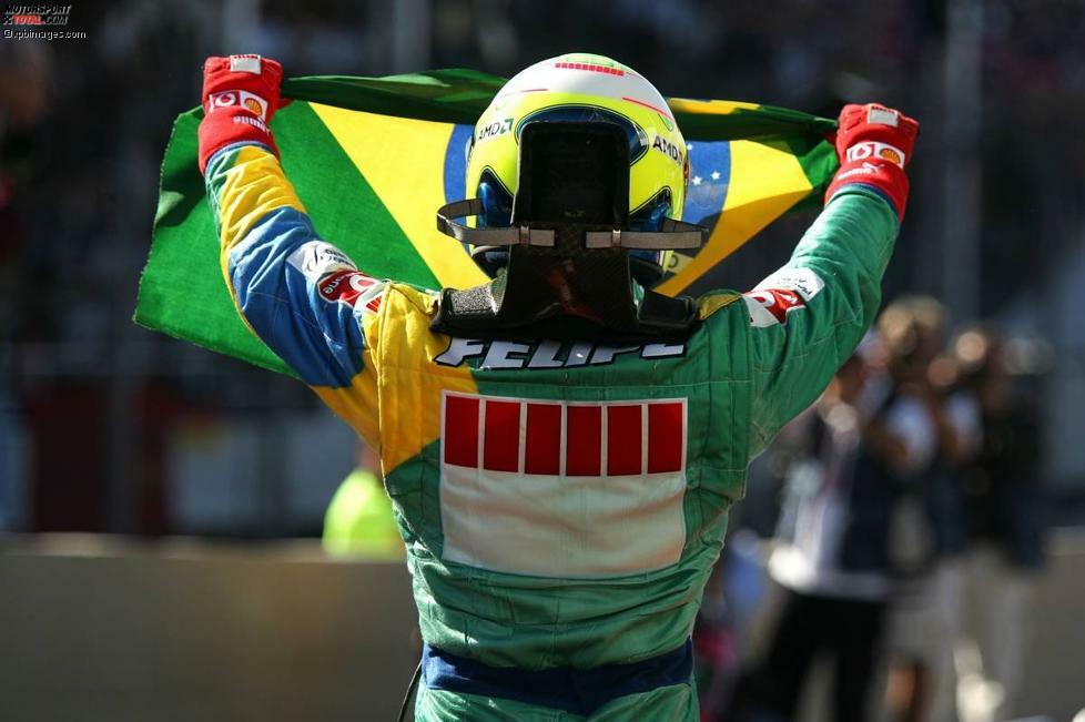 Am Jahresende gelingt dem Ferrari-Piloten ein umjubelter Heimsieg in Sao Paulo