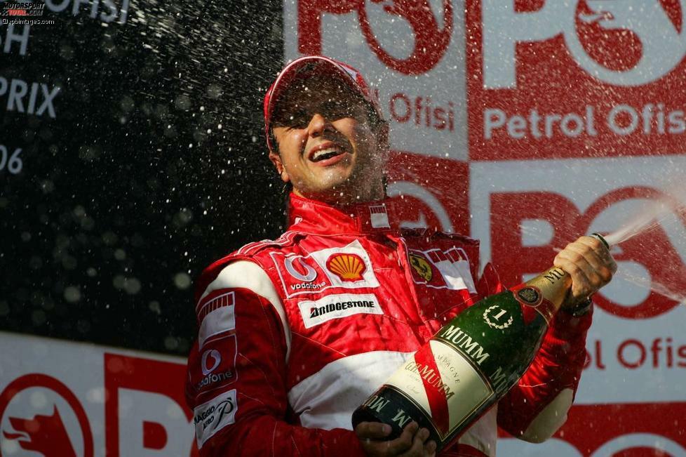 In der Türkei gewinnt Massa 2006 seinen ersten Grand Prix - es sollte nicht sein letzter Triumph im Istanbul Park bleiben