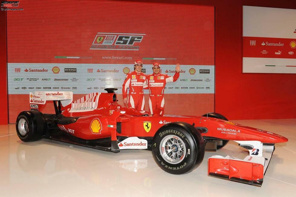 Erst Anfang 2010 kehrt Massa zu Ferrari zurück, wo Fernando Alonso neuer Teamkollege wird