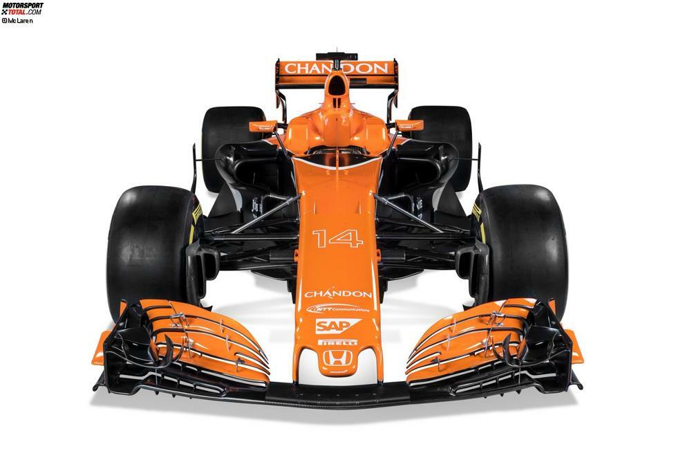 Zurück in die Zukunft hieß es 2017: Das traditionelle McLaren-Orange kehrte auf's Auto zurück. Mit dem MCL32 begann bei McLaren eine neue Ära - auch farblich.