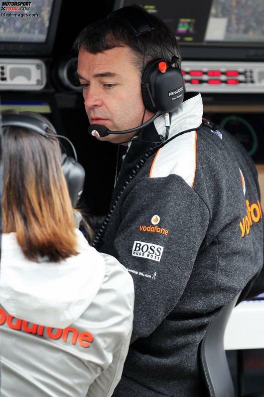 David Redding begann seine Karriere in der Formel 1 1988 als Getriebeingenieur beim damaligen Benetton-Team. 1995 kam er als Chefmechaniker zu McLaren, kurz darauf erlag er jedoch dem verlockenden Angebot, Paul und Jackie Stewart beim Aufbau ihres neuen Grand-Prix-Teams zu helfen. Seit 2000 ist er wieder bei McLaren, mit einem vergleichbaren Werdegang wie Phil Prew. Seit 2009 ist er Teammanager und damit auch McLarens Repräsentant in den Sportlichen Arbeitsgruppen der FIA und FOTA.