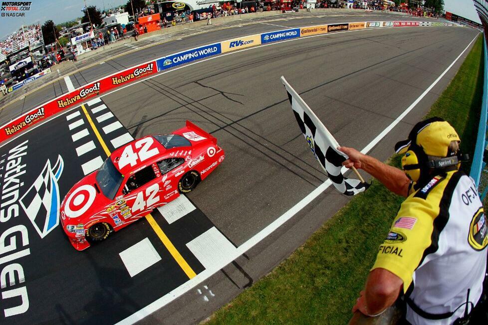 August 2010: Der zweite Sprint-Cup-Sieg in Watkins Glen, ansonsten war jedoch Flaute