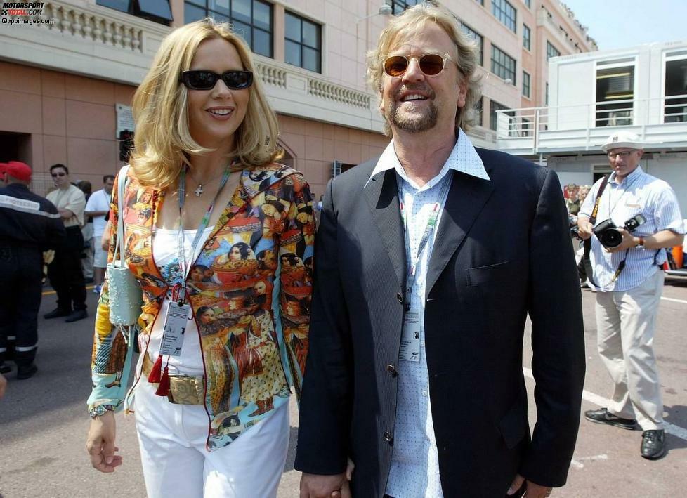 Schauspielerin Veronika Ferres mit ihrem damaligen Ehemann Martin Krug, einem Marketing-Fachmann.