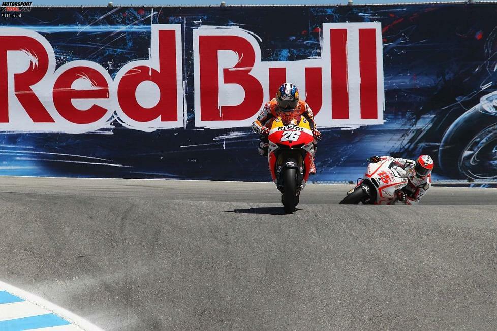 Auf Bilder wie diese müssen die MotoGP-Fans 2014 leider verzichten – Laguna Seca fliegt aus dem Kalender.