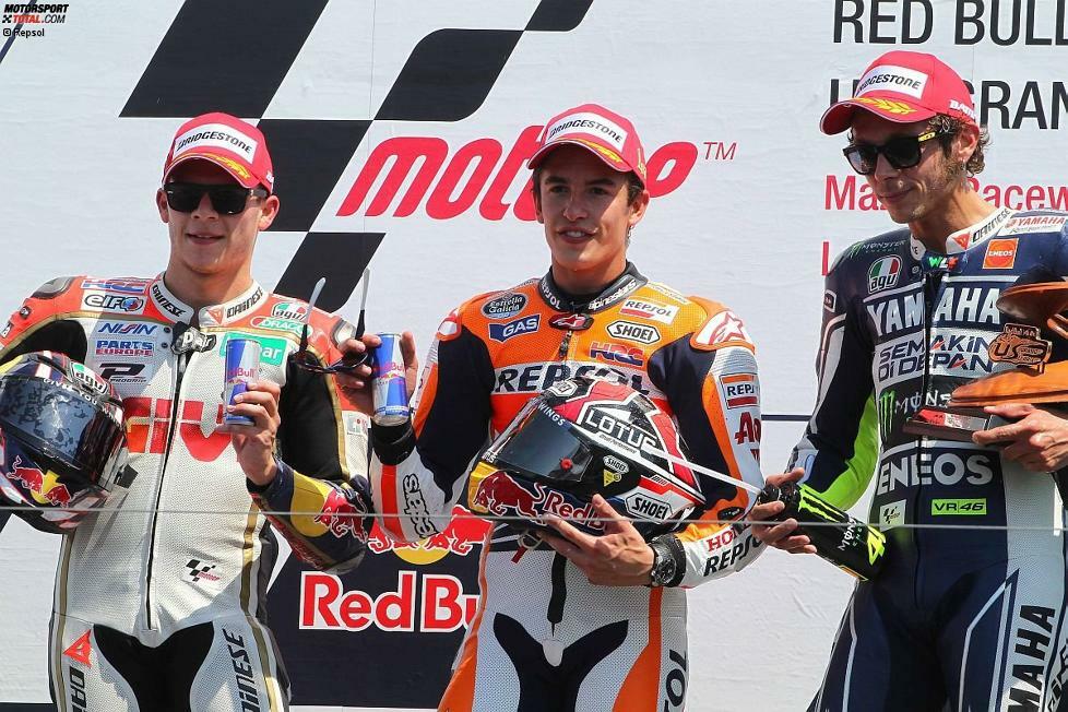 Höhepunkt war das Rennwochenende in Laguna Seca, wo Bradl seine erste Pole-Position und das erste Podium seiner MotoGP-Karriere feiern durfte.