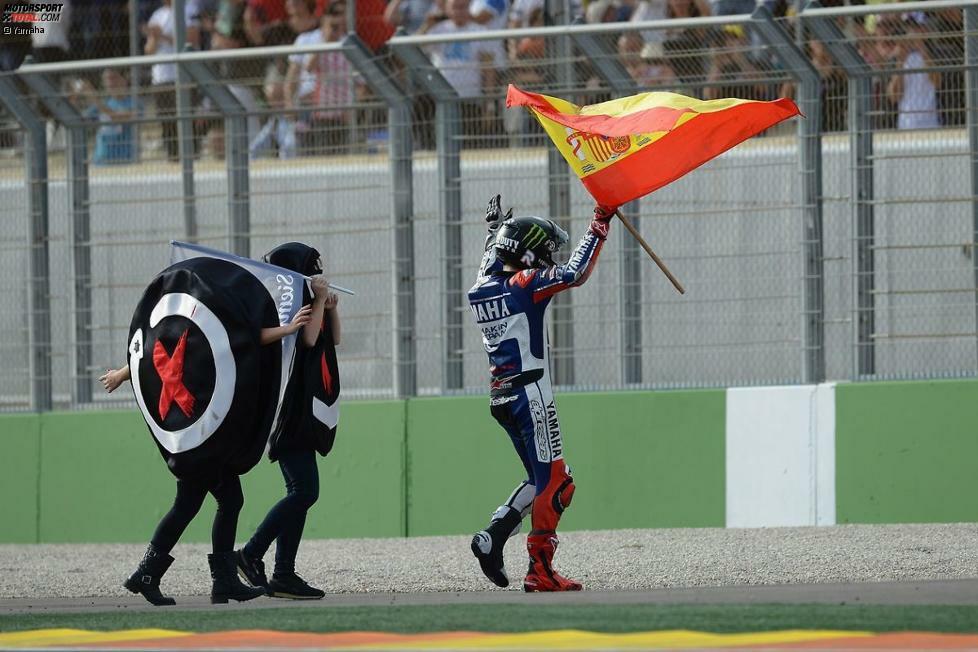 Jorge Lorenzo musste sich wie in der WM mit Platz zwei begnügen, kam aber immerhin auf 28,88 Prozent der Stimmen.