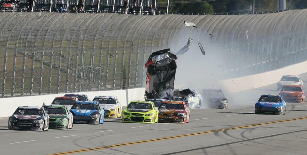 Im Cup-Rennen sorgt Austin Dillon am Sonntag für ein Finale unter Gelber Flagge.