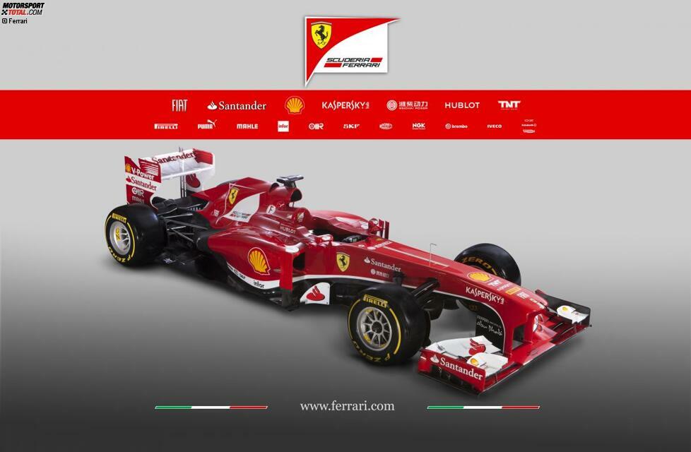 Ferrari F138
Technischer Direktor: Pat Fry
Konstrukteurs-WM 2012: 2.
Fahrer-WM 2012: 2. (Fernando Alonso)
Ziel 2013: Erstmals seit 2007 (Kimi Räikkönen) einen Fahrer- und erstmals seit 2008 einen Konstrukteurs-WM-Titel zu gewinnen.