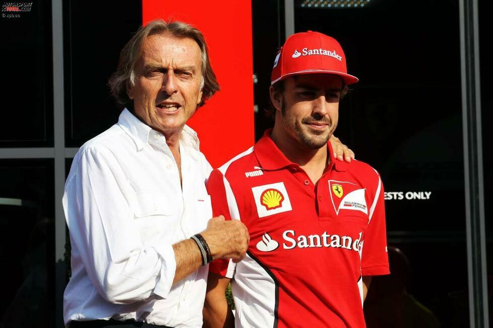 Am Anfang nannte Präsident Luca di Montezemolo Alonso noch 