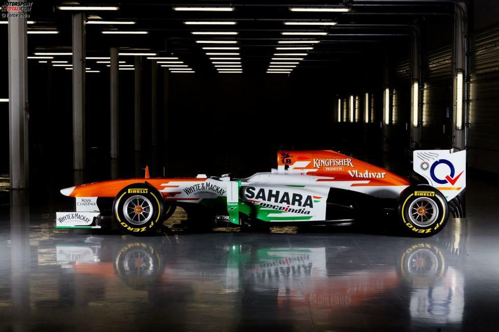 Force-India-VJM06
Technischer Direktor: Andrew Green
Konstrukteurs-WM 2012: 7.
Fahrer-WM 2012: 11. (Nico Hülkenberg)
Ziel 2013: Hinter den Top-5-Teams mindestens Sechster in der Konstrukteurs-WM werden und das Mittelfeld anführen.
