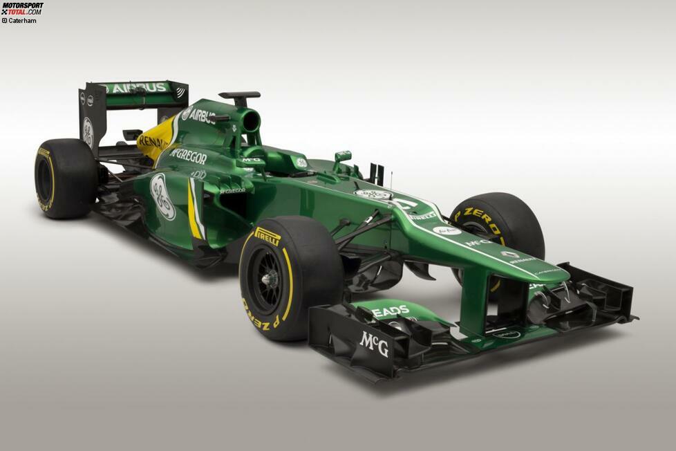 Caterham-Renault CT03
Technischer Direktor: Mark Smith
Konstrukteurs-WM 2012: 10.
Fahrer-WM 2012: 19. (Witali Petrow)
Ziel 2013: Zum Mittelfeld aufschließen, idealerweise mit einem einstelligen Ergebnis in der Konstrukteurs-WM.