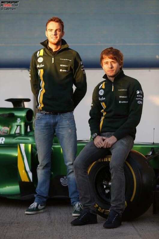 2010 begann Caterham (damals noch unter dem Namen Lotus) mit zwei Grand-Prix-Siegern (Jarno Trulli und Heikki Kovalainen) in den Cockpits, doch diese Zeiten sind vorbei. Charles Pic (von Renault) und Giedo van der Garde (von seinem Schwiegervater) zeichnen sich in erster Linie dadurch aus, dass sie Geld mitbringen. Ob sie auch Talent haben, können sie 2013 beweisen.