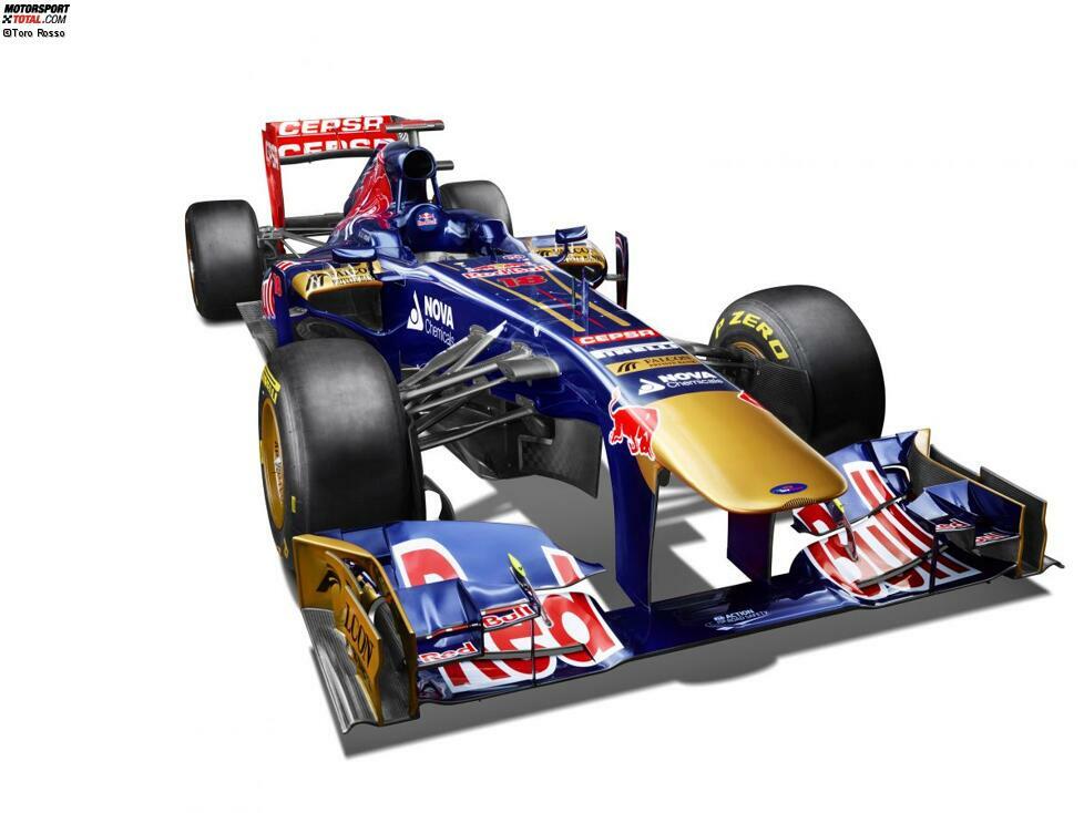 Toro-Rosso-Ferrari STR8
Technischer Direktor: James Key
Konstrukteurs-WM 2012: 9.
Fahrer-WM 2012: 17. (Jean-Eric Vergne)
Ziel 2013: Teamchef Franz Tost erhofft sich 