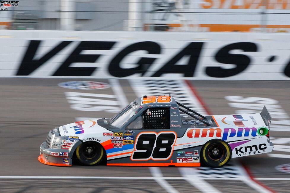 Auch ein Truck-Rennen bestreitet der NASCAR-Rookie auf dem Las Vegas Motor Speedway.