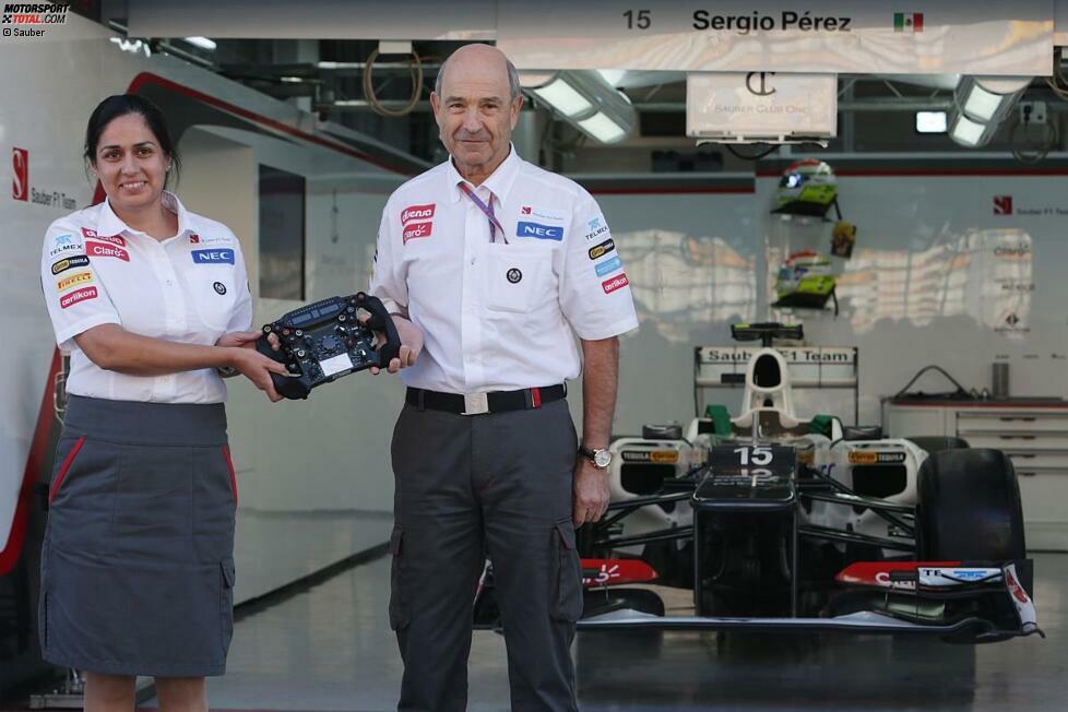 2012 übergibt Peter Sauber im Alter von 69 Jahren die Leitung des Rennstalls an Monisha Kaltenborn, die zur ersten Formel-1-Teamchefin aufsteigt. Sauber hatte sie zuvor auf diese Rolle vorbereitet.