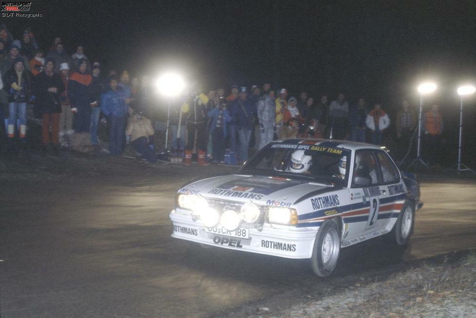 1982: Walter Röhrl/Christian Geistdörfer (Regensburg/München) Opel Ascona