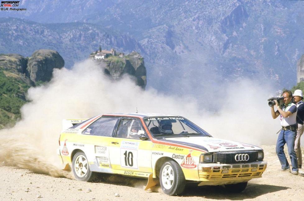 1984: Stig Blomqvist/Björn Cederberg (Schweden) Audi Quattro