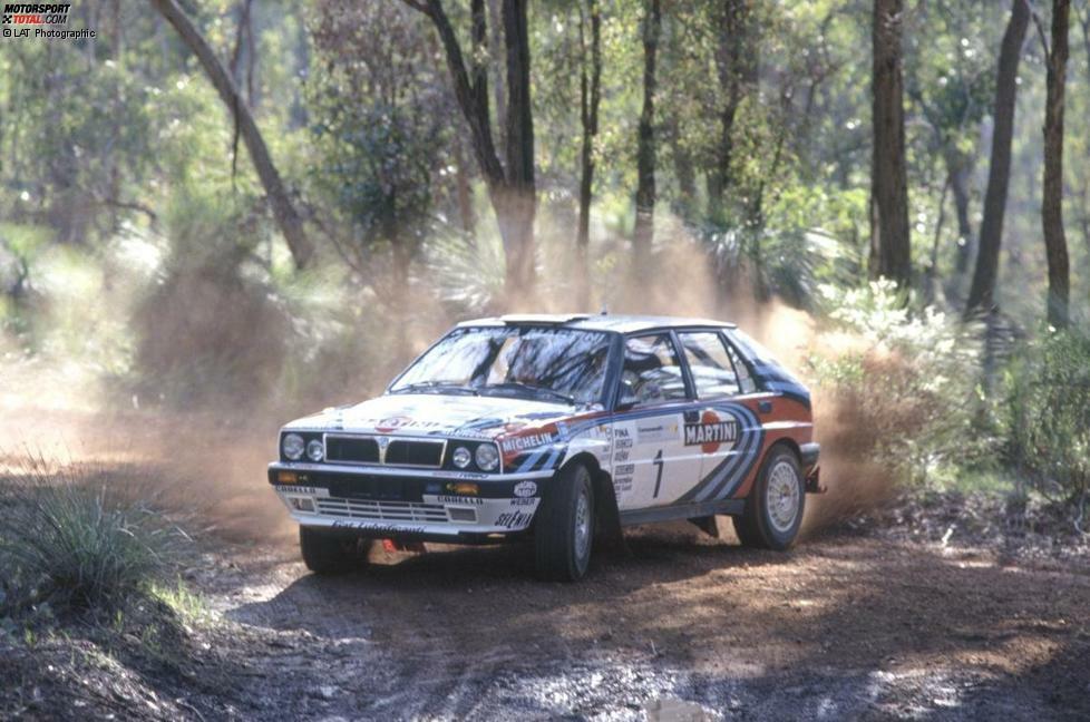 1991: Juha Kankkunen/Juha Piironen (Finnland) Lancia Delta Integrale