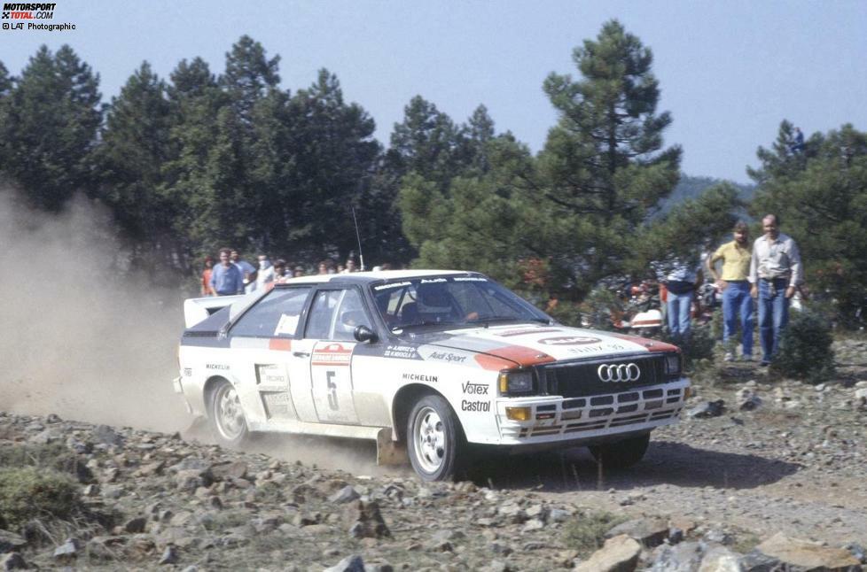 1983: Hannu Mikkola/Arne Hertz (Schweden) Audi Quattro