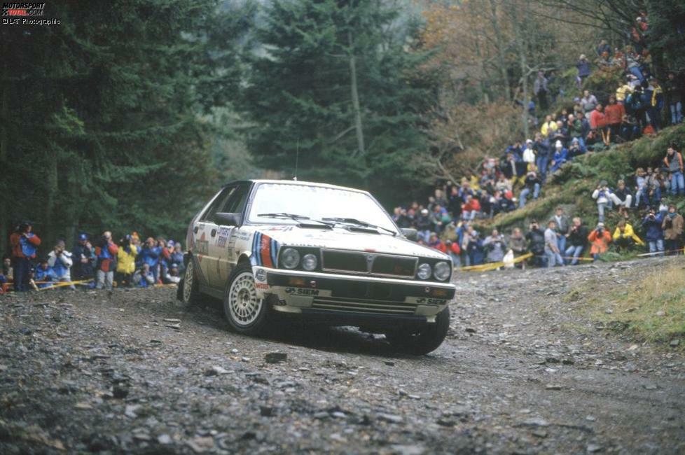 1987: Juha Kankkunen/Juha Piironen (Finnland) Lancia Delta 4WD