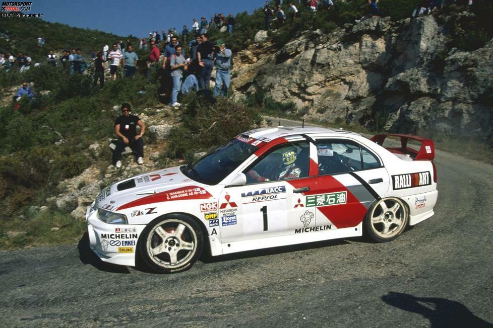 1997: Tommi Mäkinen/Seppo Harjanne (Finnland) Mitsubishi Lancer