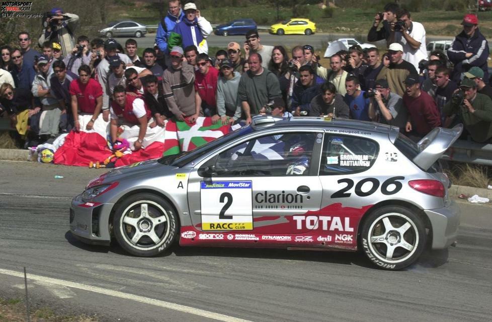 2002: Marcus Grönholm/Timo Rautiainen (Finnland) Peugeot 206