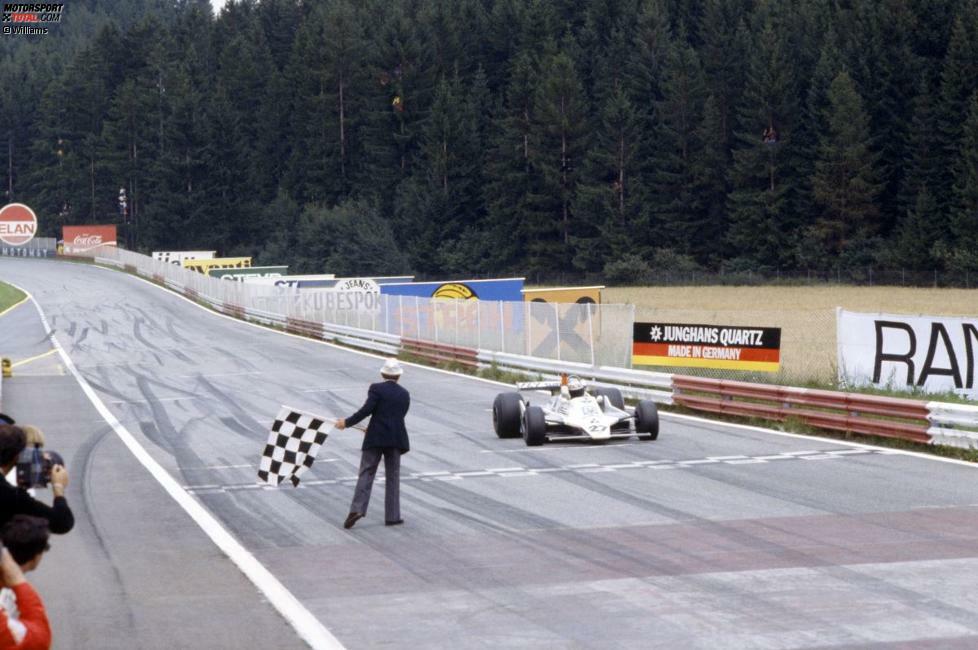 1963 fand erstmals ein Grand Prix von Österreich statt, damals noch auf dem Militärflugfeld in Zeltweg. Erst 1970 wurde an den legendären Österreichring übersiedelt. Sieger 1979: Alan Jones auf Williams.