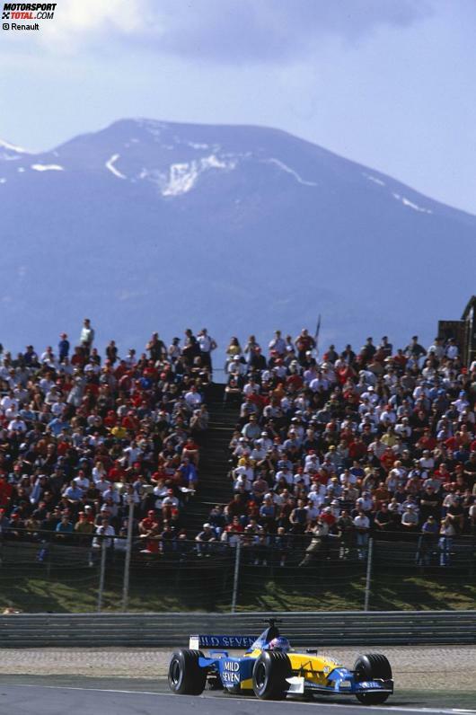 ... und vor der atemberaubenden Kulisse der steirischen Alpen wurde wieder Formel 1 gefahren.