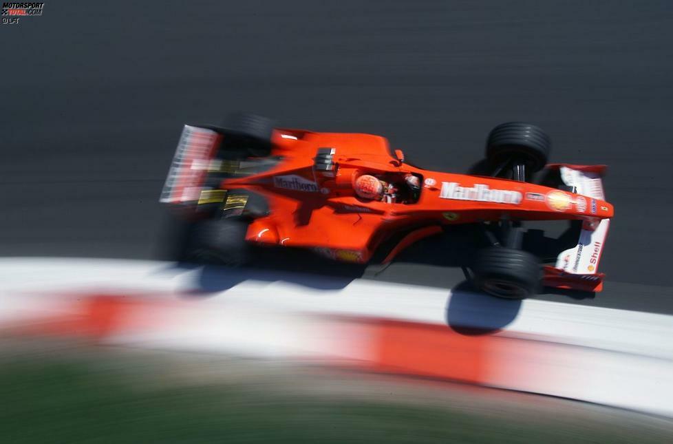 Dann kommt die große Ära von Michael Schumacher und Ferrari: Zwischen Monza 2000...