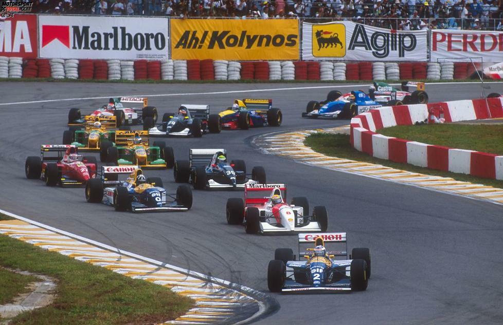 Pole #75: Alain Prost, Williams-Renault, Sao Paulo (Brasilien) 1993