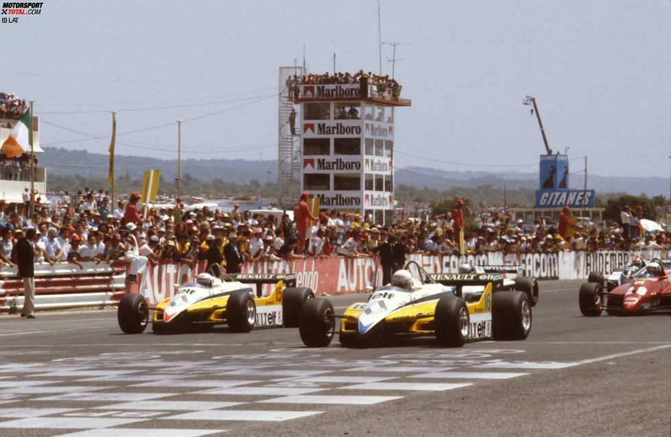 Pole #25: Rene Arnoux, Renault, Le Castellet (Frankreich) 1982