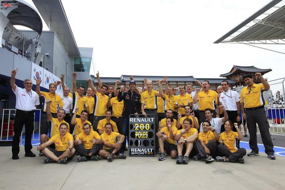 Pole #200: Mark Webber, Red-Bull-Renault, Yeongam (Südkorea) 2012