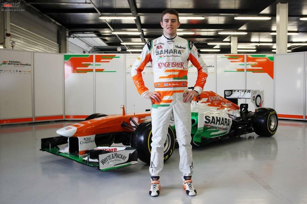 Beim Launch des VJM06 (mit anschließendem Rollout) in Silverstone kann das Team nur einen Fahrer präsentieren: Ex-DTM-Champion Paul di Resta geht in seine dritte Formel-1-Saison.